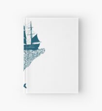 Cuaderno de tapa dura Exhalando restos flotantes