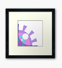 Purple Eye Framed Print
