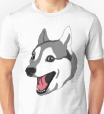 Happy Husky Unisex T-Shirt
