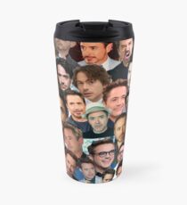 robert downey jr. collage Travel Mug