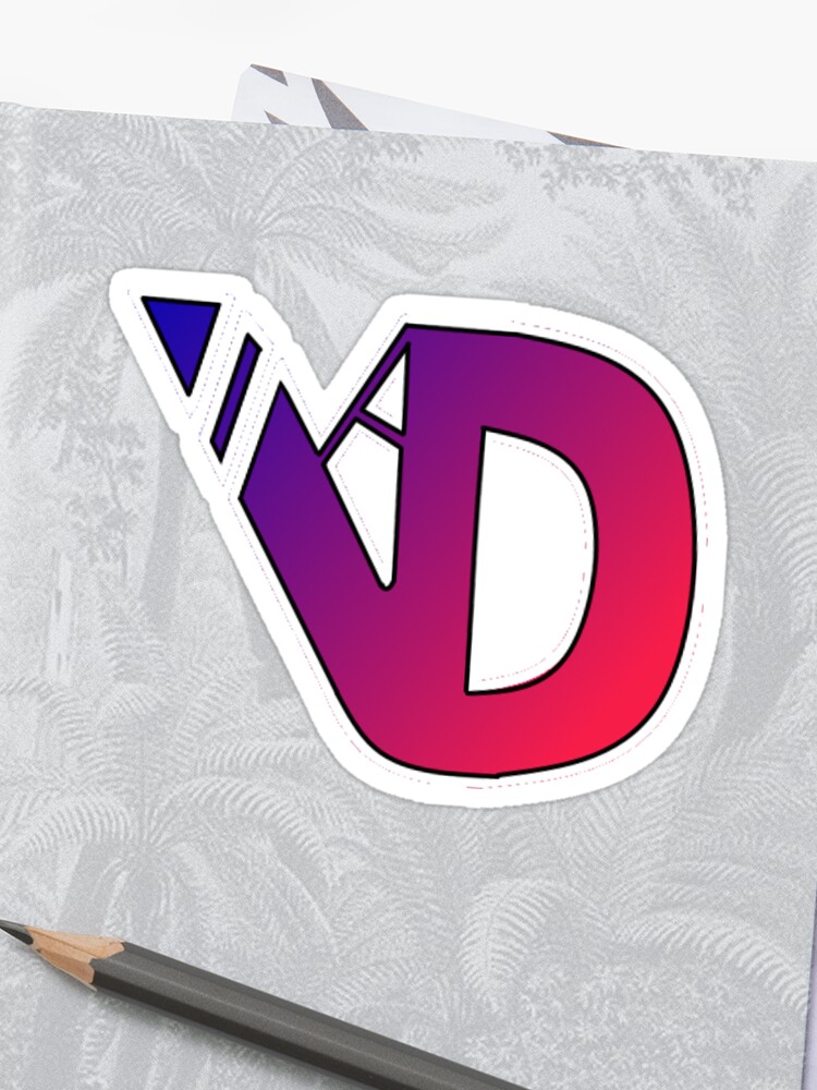 Vicious And Delicious Small Logo Sticker By Vadhero Redbubble