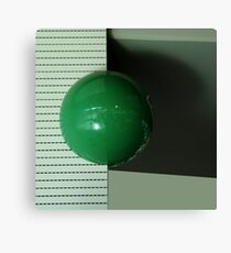 Green ball Canvas Print