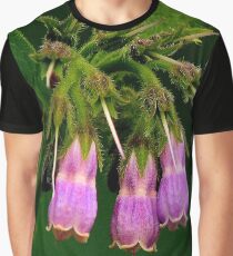 PURPLE FLOWERS Graphic T-Shirt