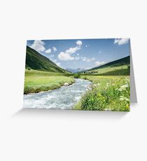 Switzerland valley Greeting Card