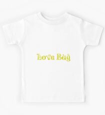 Love Bug Sticker in Golden Yellow Kids Tee