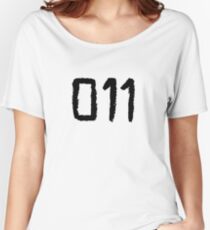 011 - Eleven Tattoo Design (Stranger Things) Women's Relaxed Fit T-Shirt