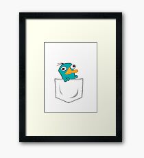 Perry the Platypus Pocket Framed Print