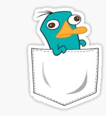 Perry the Platypus Pocket Sticker