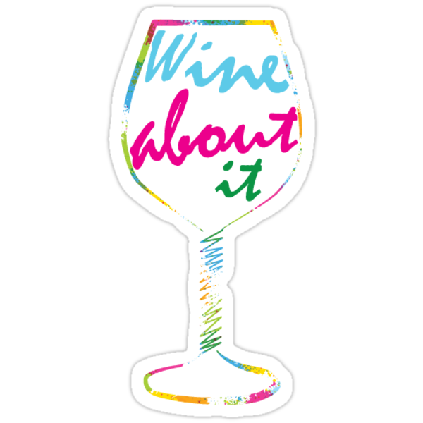 Wine Stickers By John James Redbubble