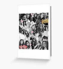 Tarjeta de felicitación Ally Brooke Hernandez de Fifth Harmony Collage