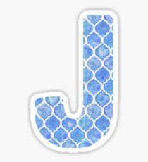 J Monogram Sticker
