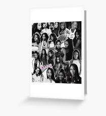 Tarjeta de felicitación Normani Kordei de Fifth Harmony Collage
