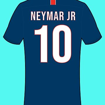 Neymar football jersey Poster for Sale by Justtrendytees