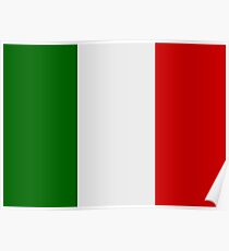 Italian Flag Poster