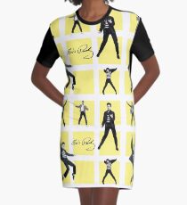 The King (Yellow) Graphic T-Shirt Dress