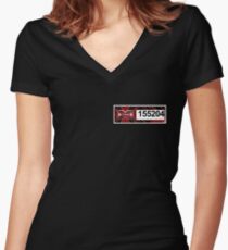 X-Factor Sticker - Louis Tomlinson Women's Fitted V-Neck T-Shirt