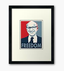 Lámina enmarcada Milton Friedman