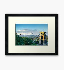 Adrift Over Bristol Framed Print
