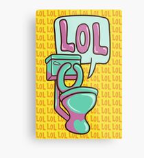 Toilet Humour Metal Print