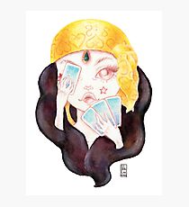 Tarot Gypsy Girl Photographic Print