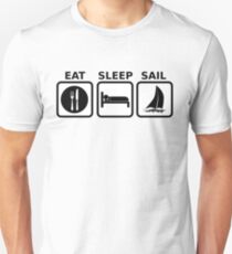 Eat Sleep Sail Unisex T-Shirt