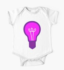 Violette Glühbirne Baby Body Kurzarm