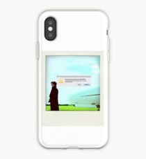 Sherlock polaroid iPhone Case
