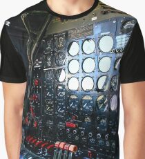 Boeing B29 Superfortress cockpit Graphic T-Shirt