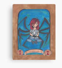 The Black Widow Canvas Print