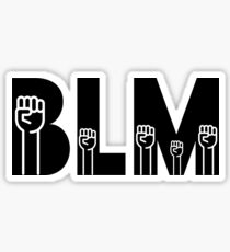 BLM - Black Lives Matter Fists Raised Sticker
