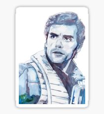 Oscar Isaac Watercolour Sticker