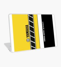 Team Yamaha Black and Yellow Laptop Skin