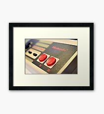Nes Controller Framed Print