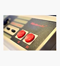 Nes Controller Photographic Print