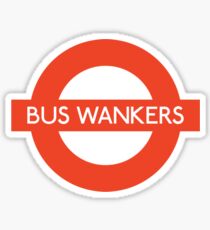 Bus Wankers! The Inbetweeners Sticker