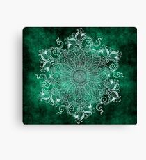 Mandala - Mynt Canvas Print