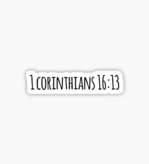 1 Corinthians 16:13 Sticker