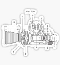 Arriflex 16mm Film Camera Sticker