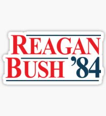 Legendary Regan Bush 84 Campaign Sticker