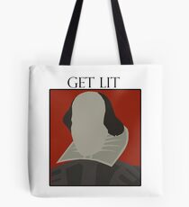 Shakespeare-Get Lit Portrait Tote Bag