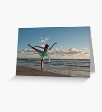 Sunrise Dancer 1 Greeting Card