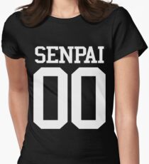 Senpai Shirt (white) Women's Fitted T-Shirt