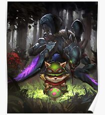 league of legends-teemo hunting Poster