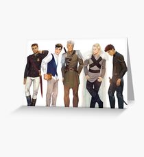 Men from Throne of Glass Greeting Card