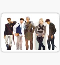 Men from Throne of Glass Sticker