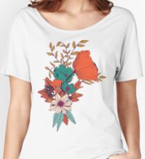 Botanical pattern 010 Women's Relaxed Fit T-Shirt