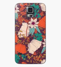Funda/vinilo para Samsung Galaxy Patrón botánico 010