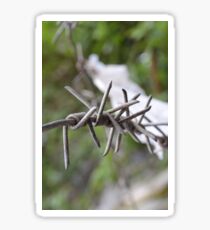 Barbed. Sticker