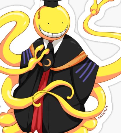 assassination classroom stickers redbubble