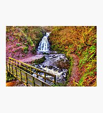 Glenoe Waterfall Photographic Print